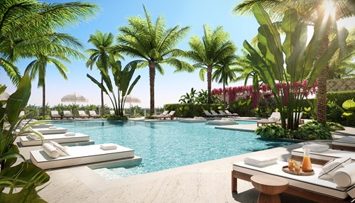 The Residences at Shell Bay - Pool (rendering)