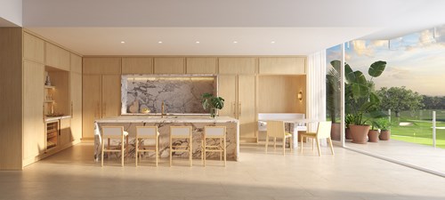 The Residences at Shell Bay - Kitchen (rendering)