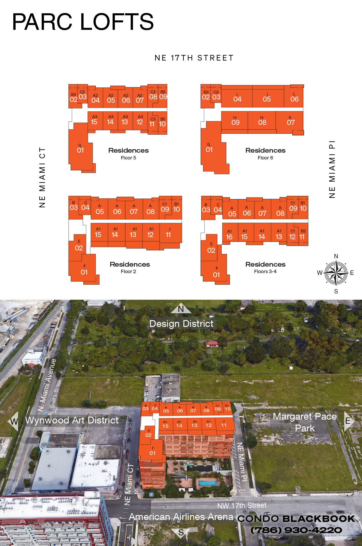 Parc Lofts Floor Plans