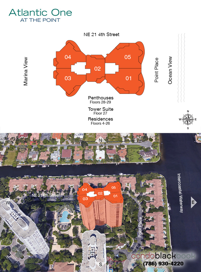 Atlantic I at the Point Floor Plans