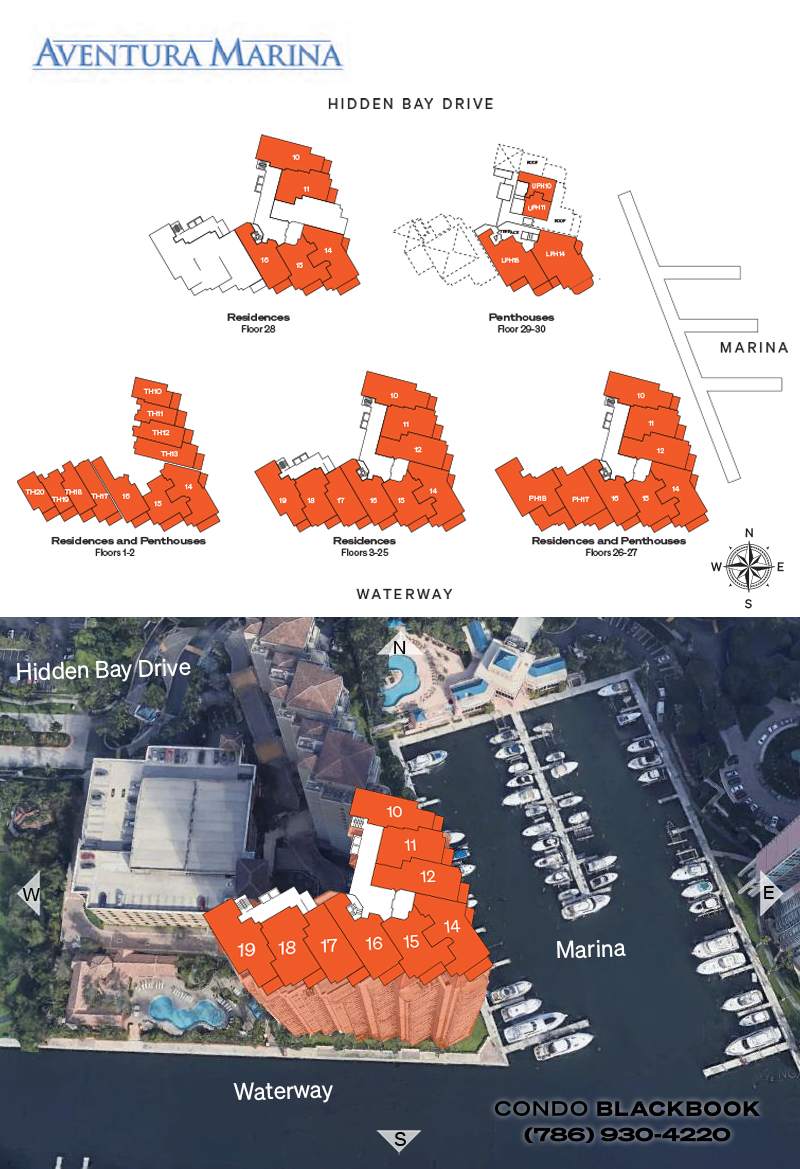 Aventura Marina II Floor Plans