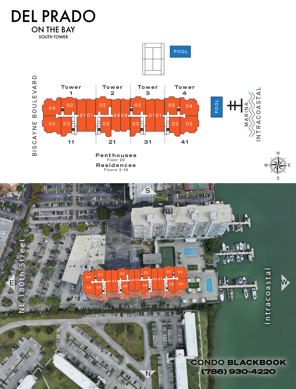 Del Prado South Tower Floor Plans