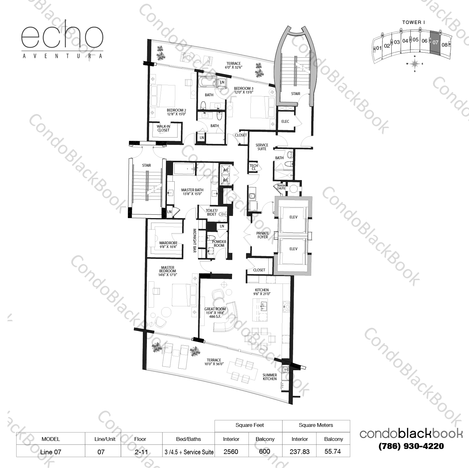 Echo Aventura Unit 1007 Condo for Sale in Aventura CondoBlackBook