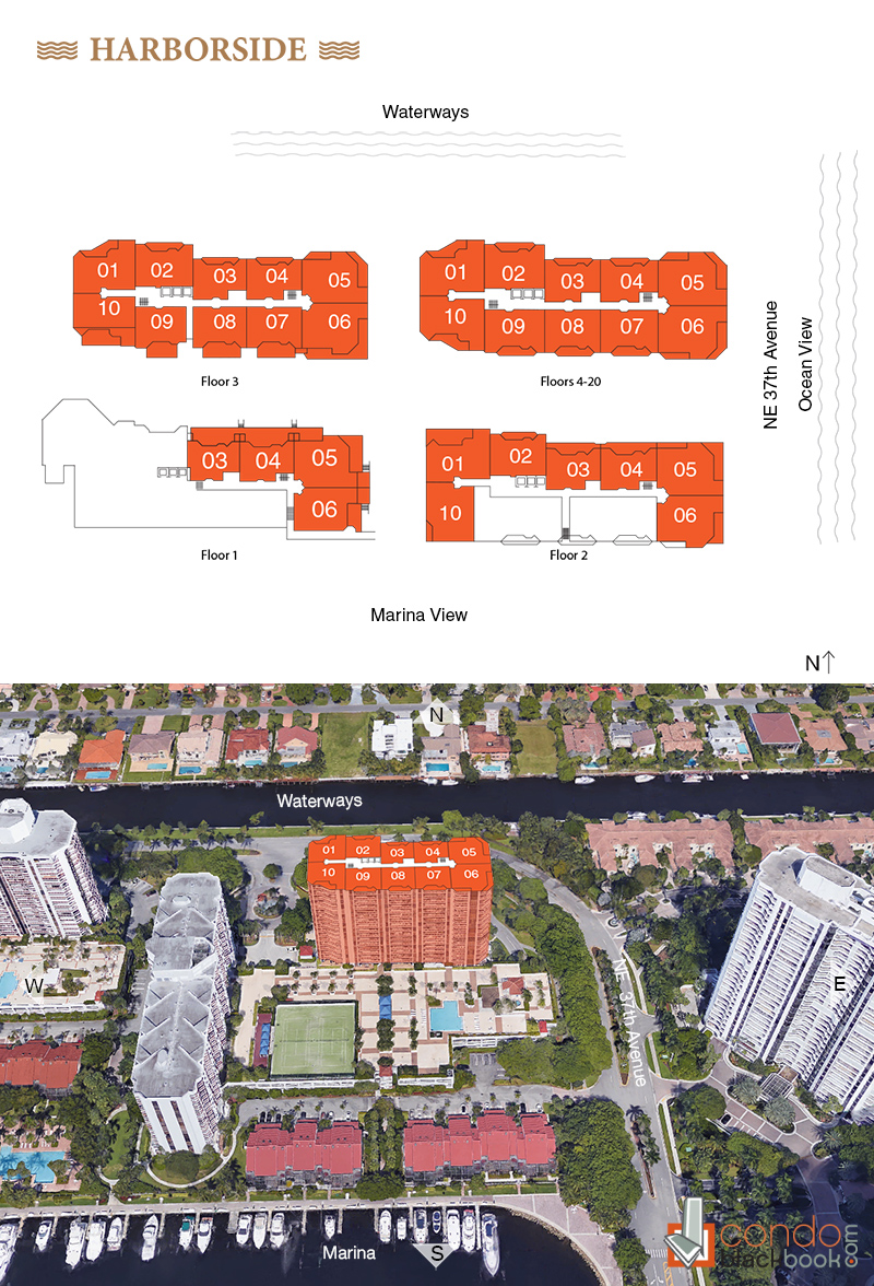 Harborside Floor Plans