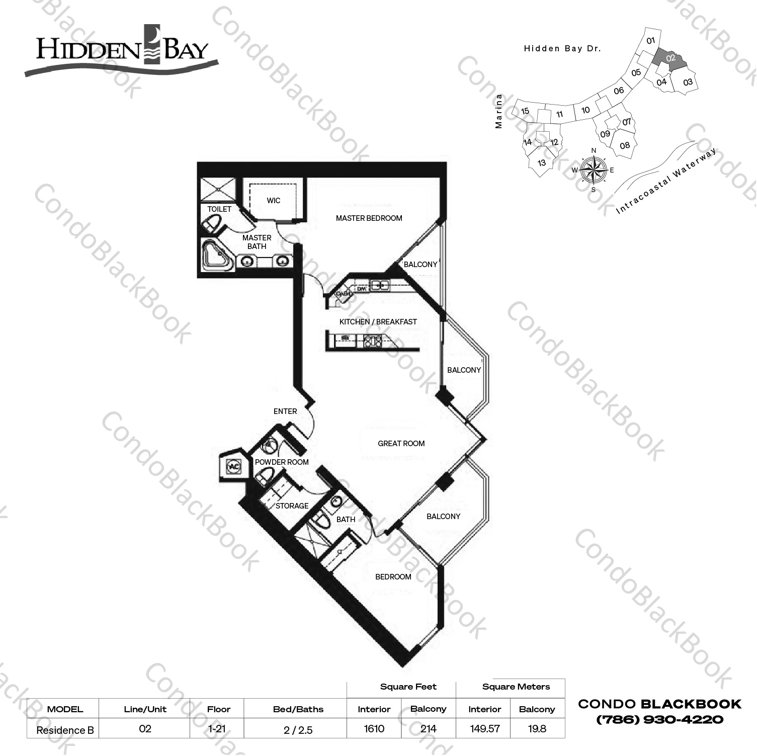 Hidden Bay Unit 102 Condo in Aventura CondoBlackBook
