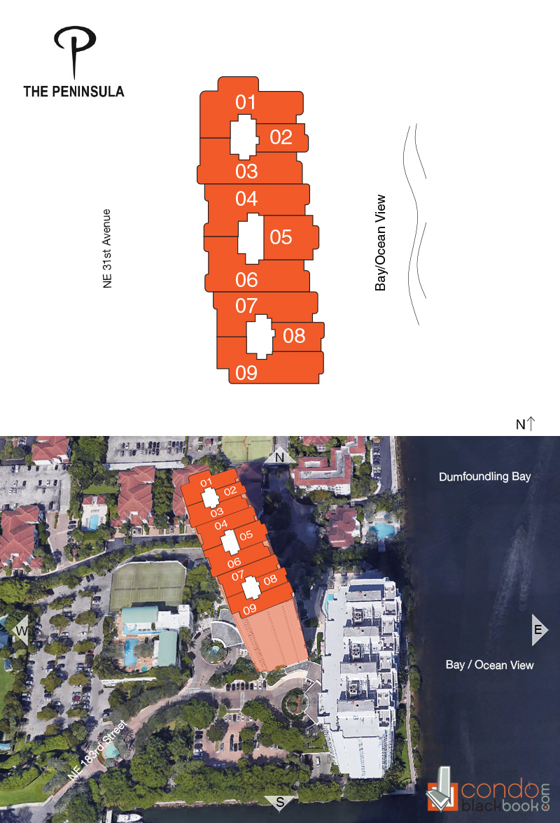Peninsula II Floor Plans