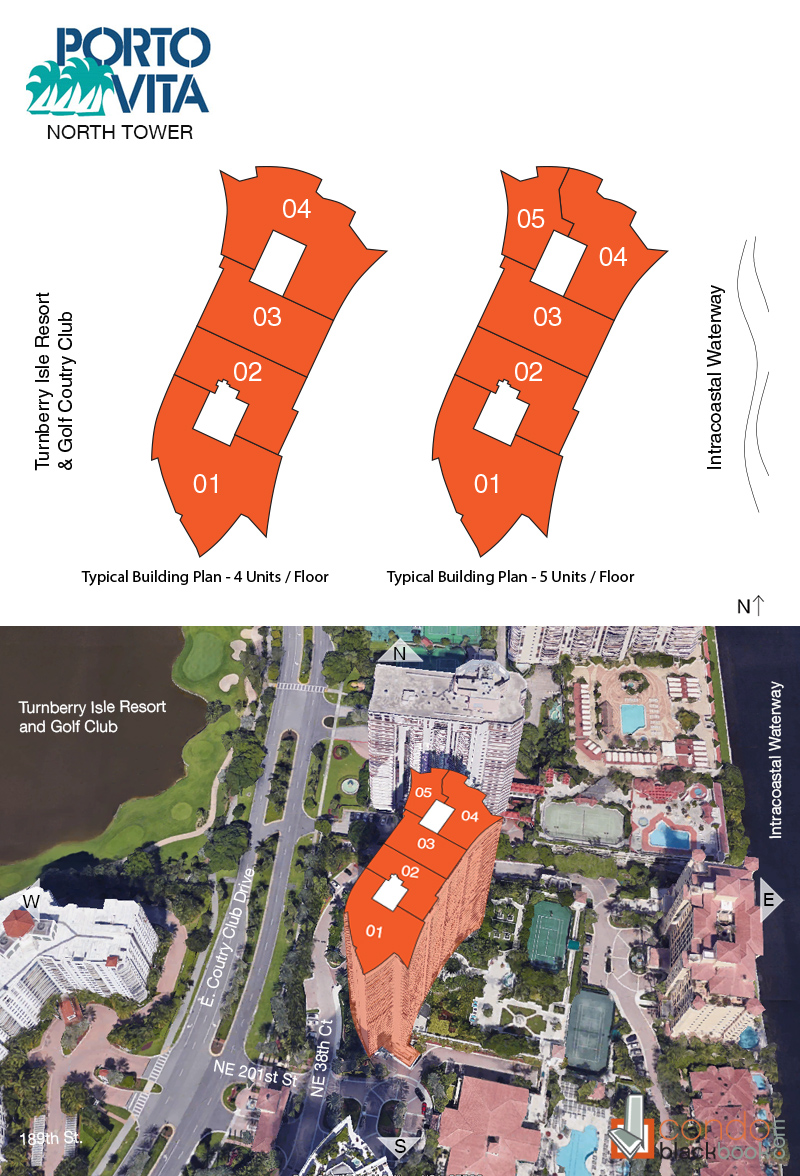 Porto Vita North Tower Floor Plans
