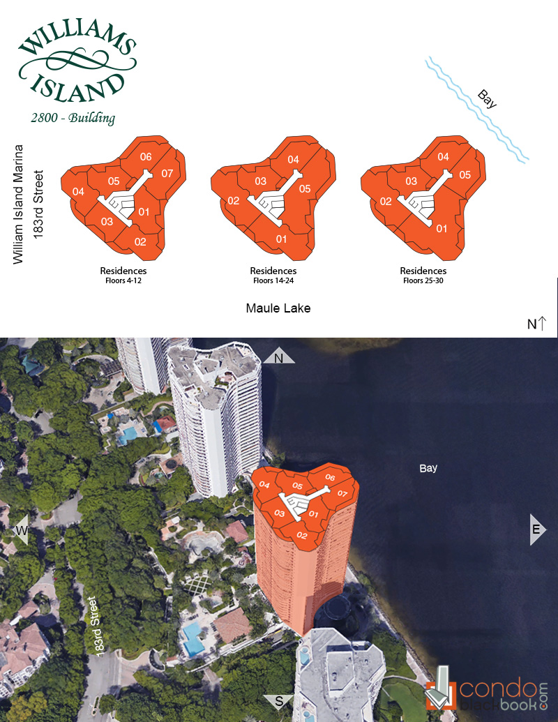 Williams Island 2800 Floor Plans