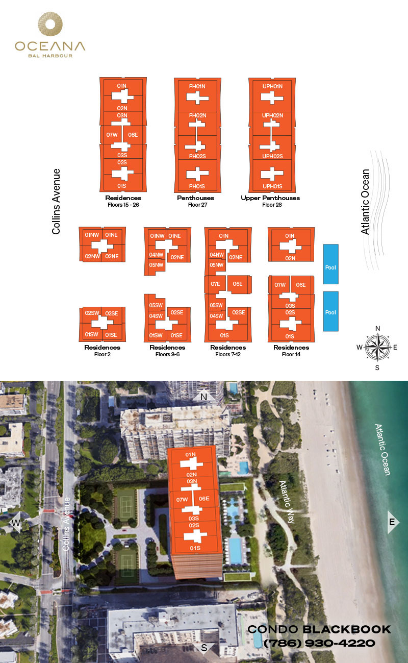 Oceana Bal Harbour Floor Plans