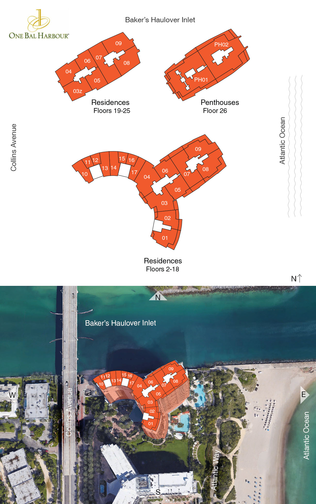 One Bal Harbour Floor Plans