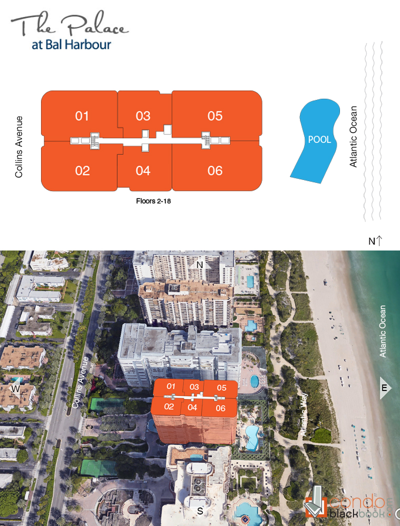 Palace at Bal Harbour Floor Plans
