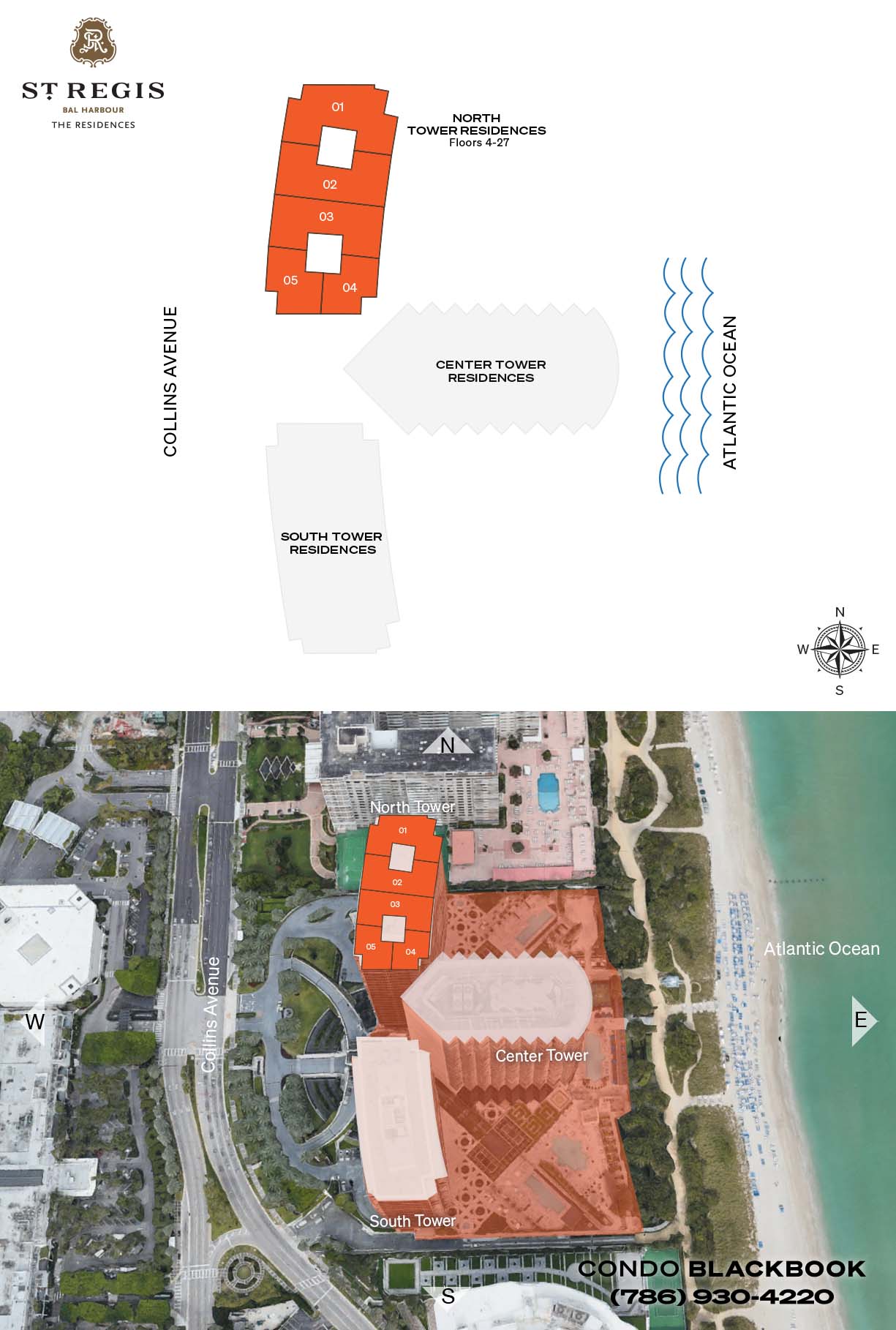 St. Regis Bal Harbour North Floor Plans