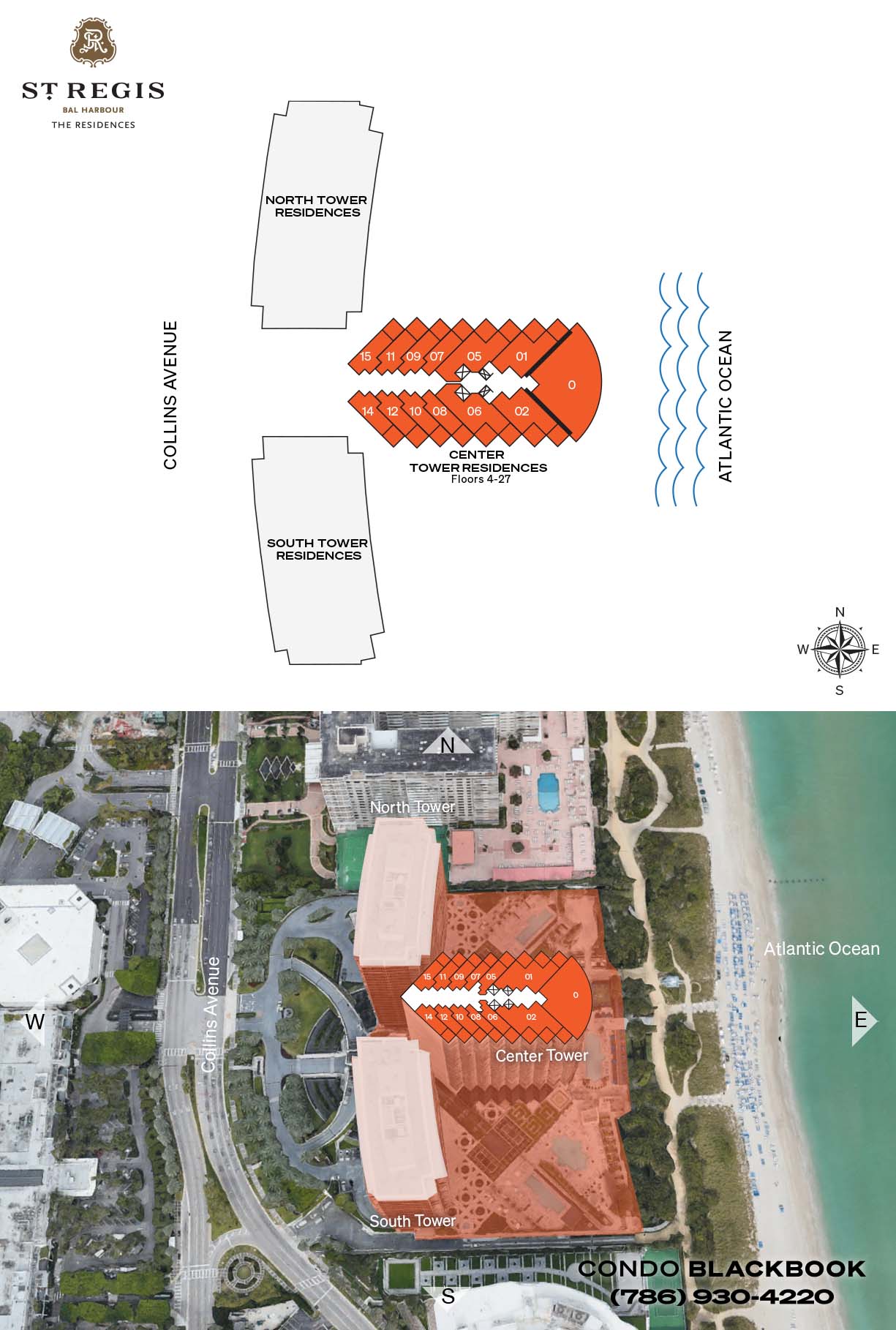 St. Regis Residences Center Tower Floor Plans