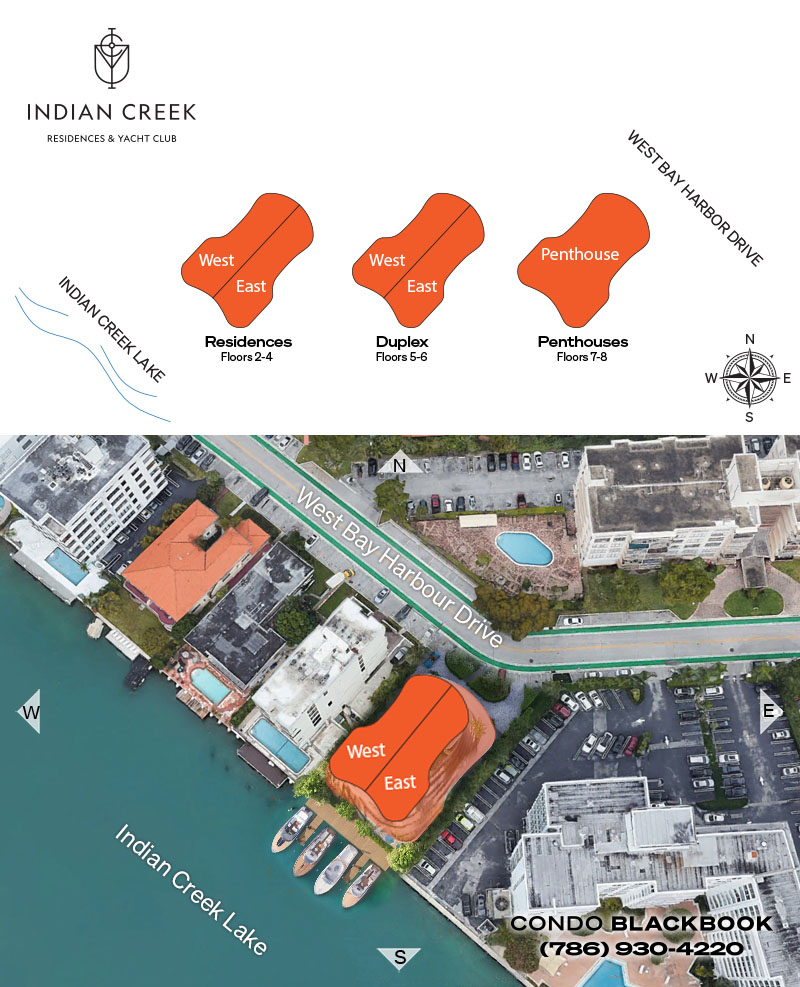 Indian Creek Residences and Yacht Club Floor Plans