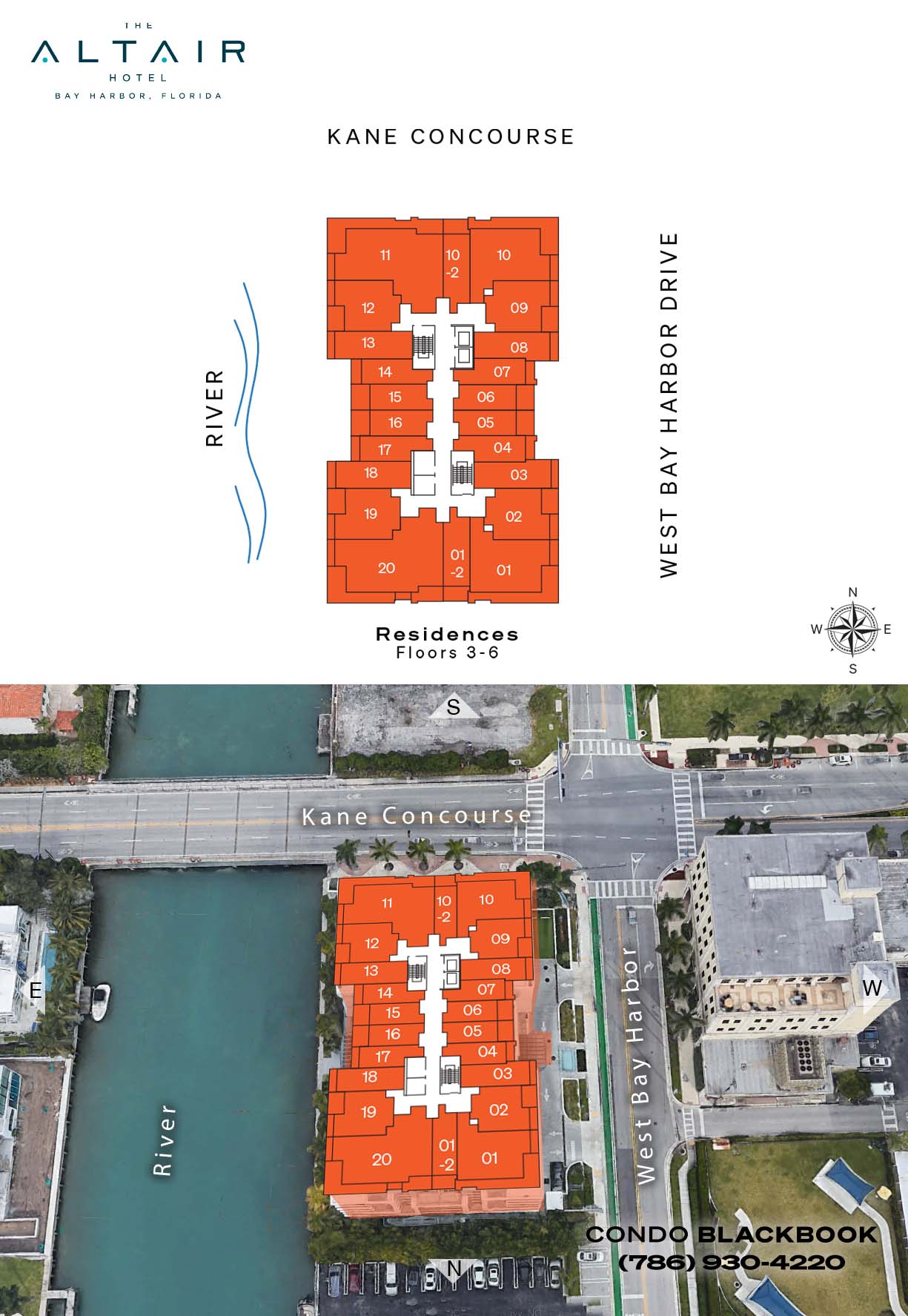 The Altair Bay Harbor Floor Plans