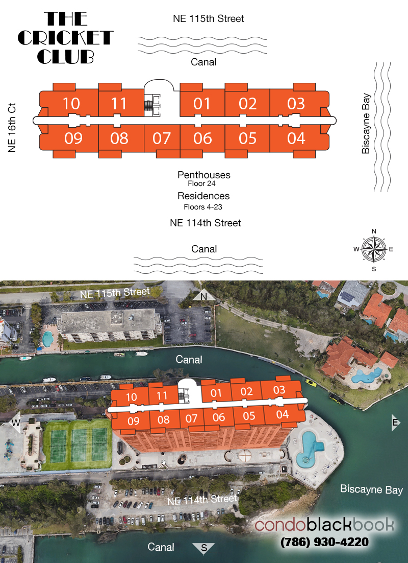 Cricket Club Miami Floor Plans
