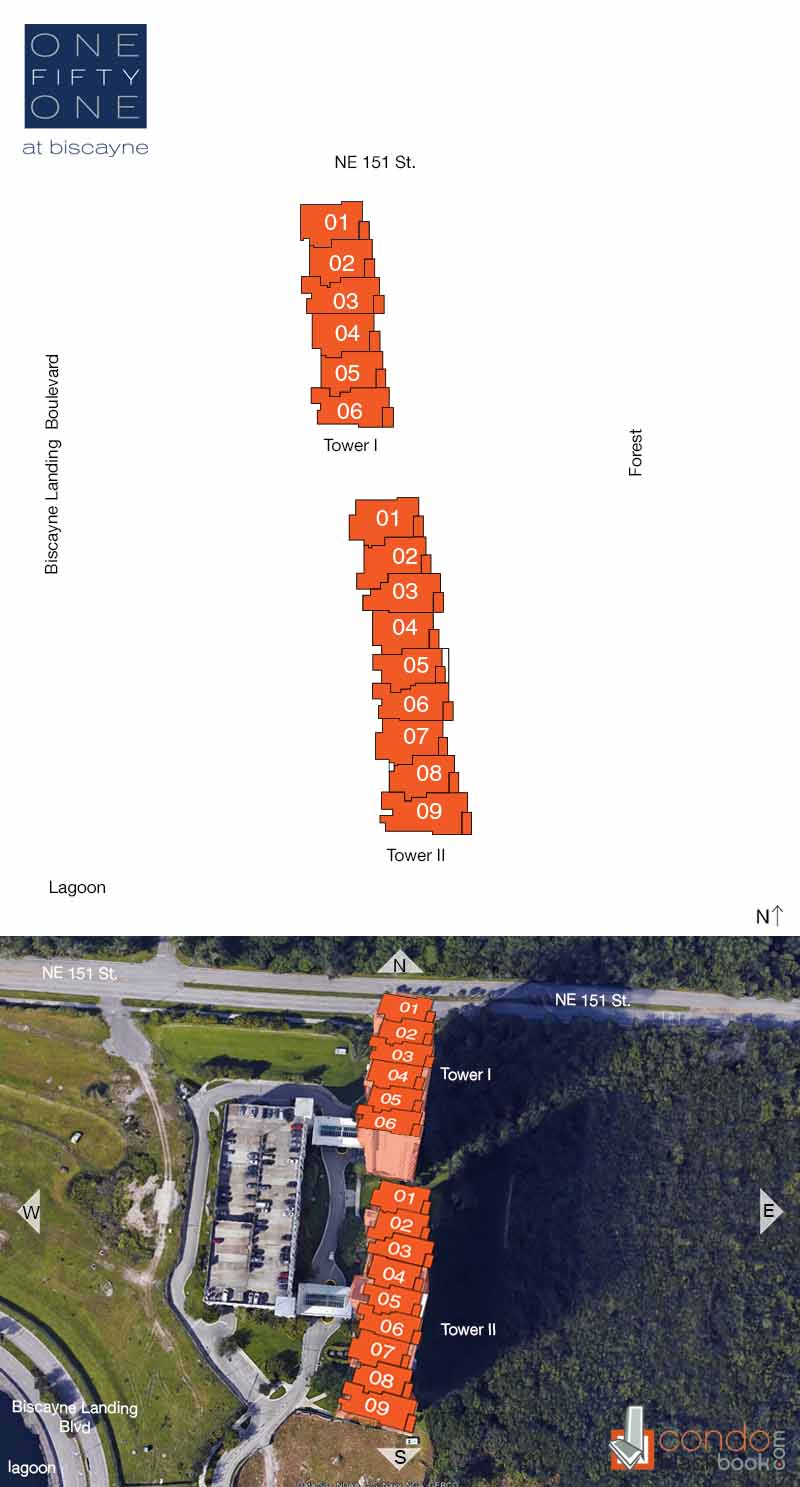 One Fifty One At Biscayne Floor Plans