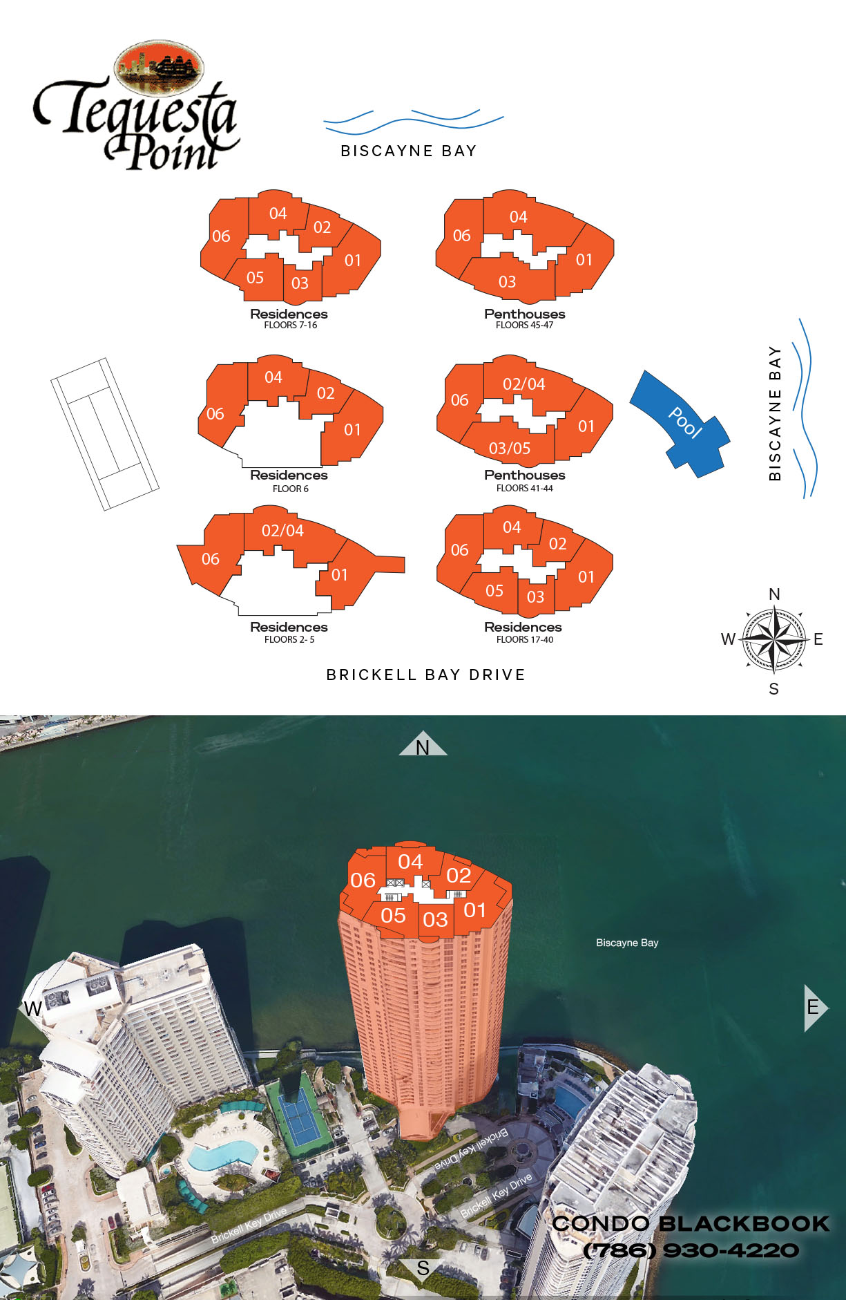 Three Tequesta Point Floor Plans