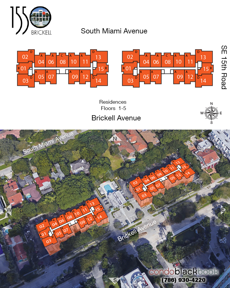 1550 Brickell Floor Plans