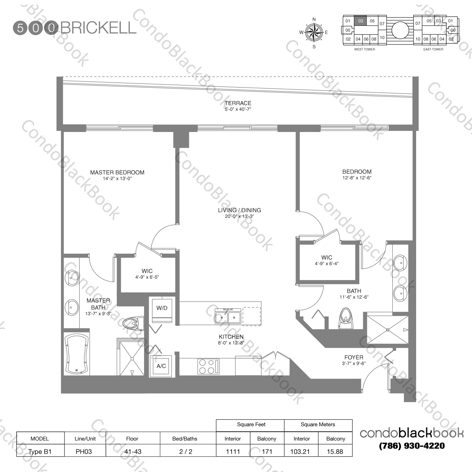 500 Brickell Unit #4203 Condo in Brickell - Miami Condos | CondoBlackBook