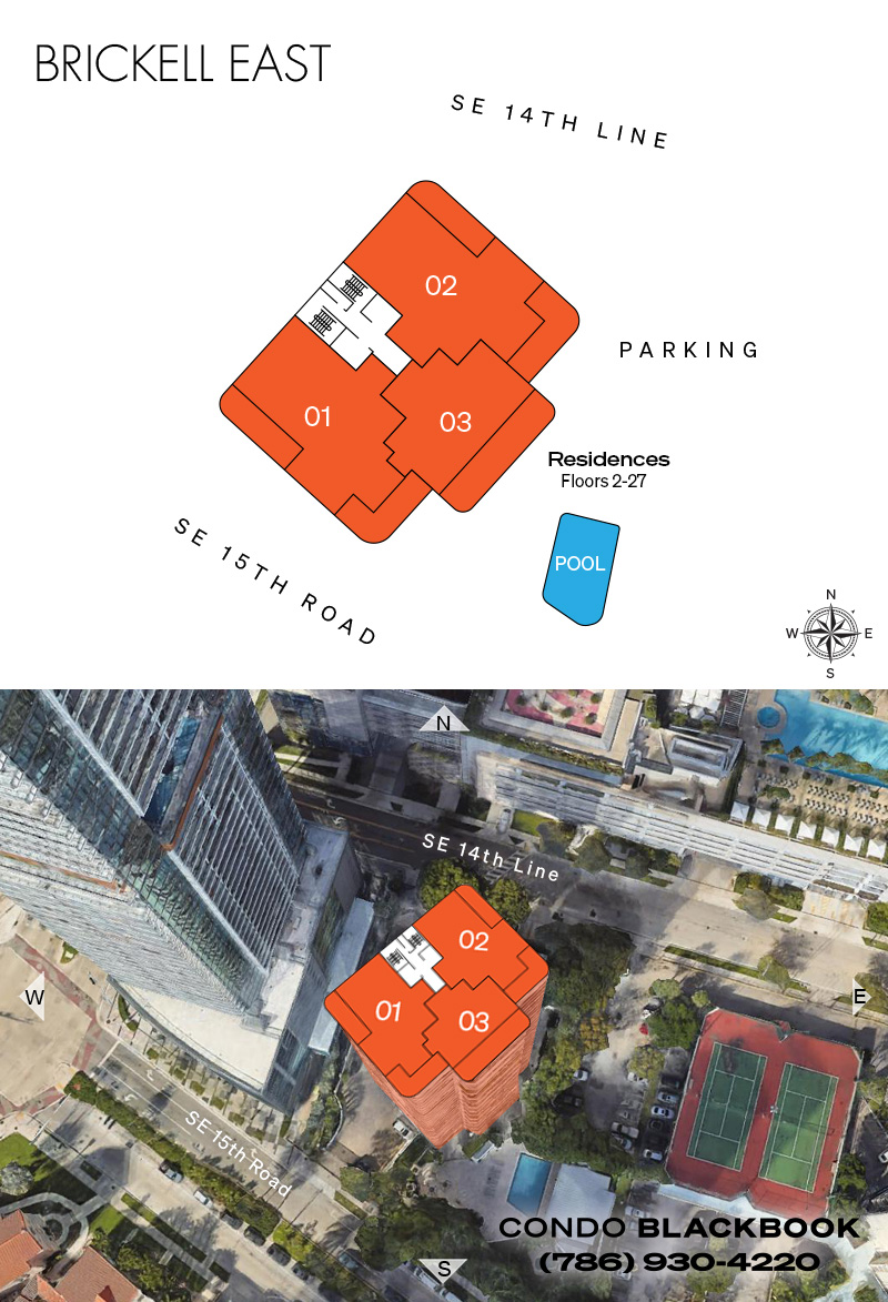 Brickell East Floor Plans