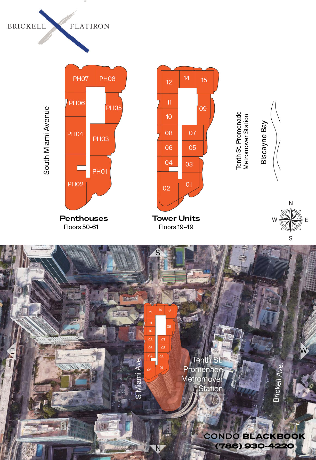 Brickell Flatiron Floor Plans