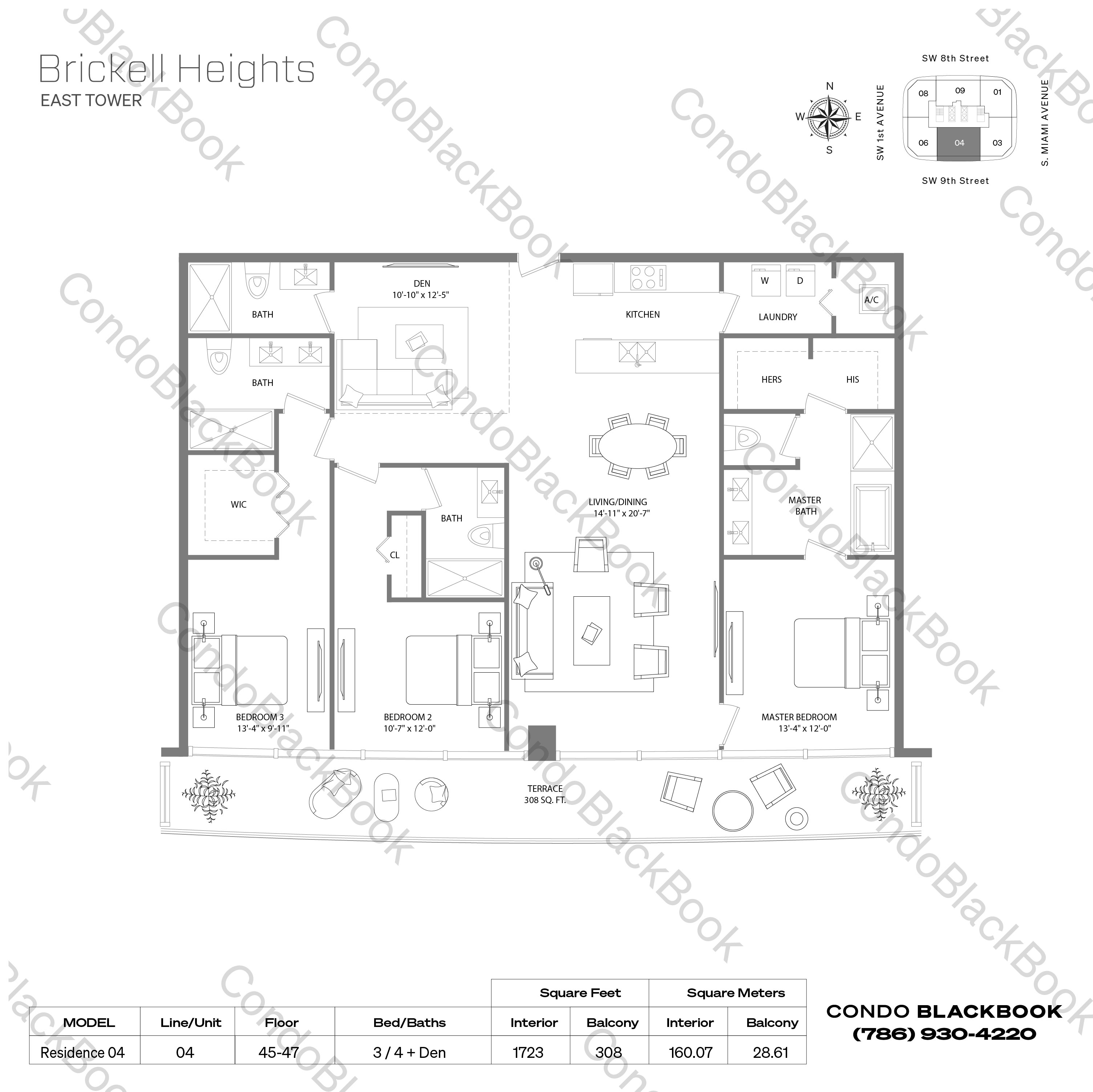 Brickell Heights East Tower Unit 4604 Condo in Brickell Miami Condos