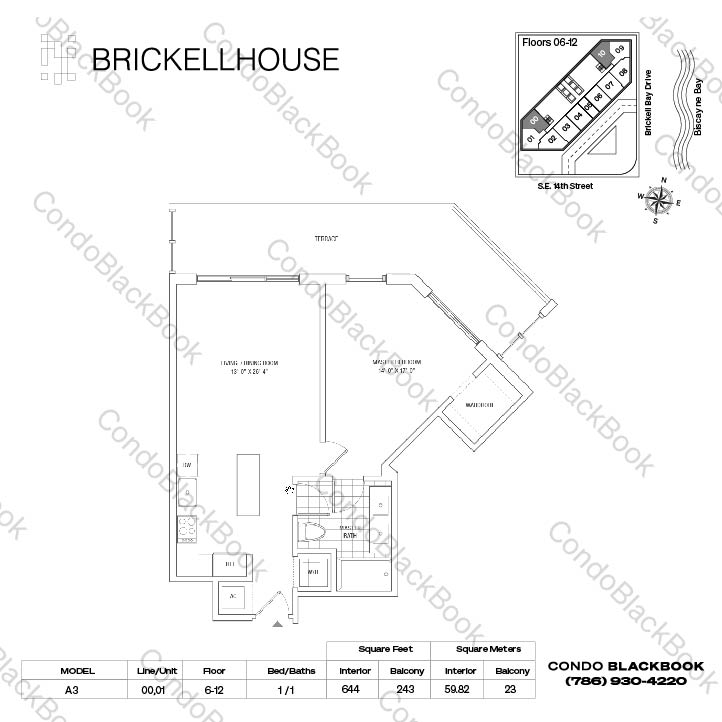 Brickell House Unit 700 Condo in Brickell Miami Condos CondoBlackBook