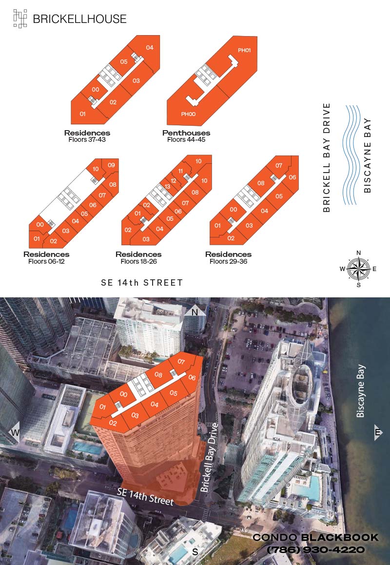Brickell House Floor Plans