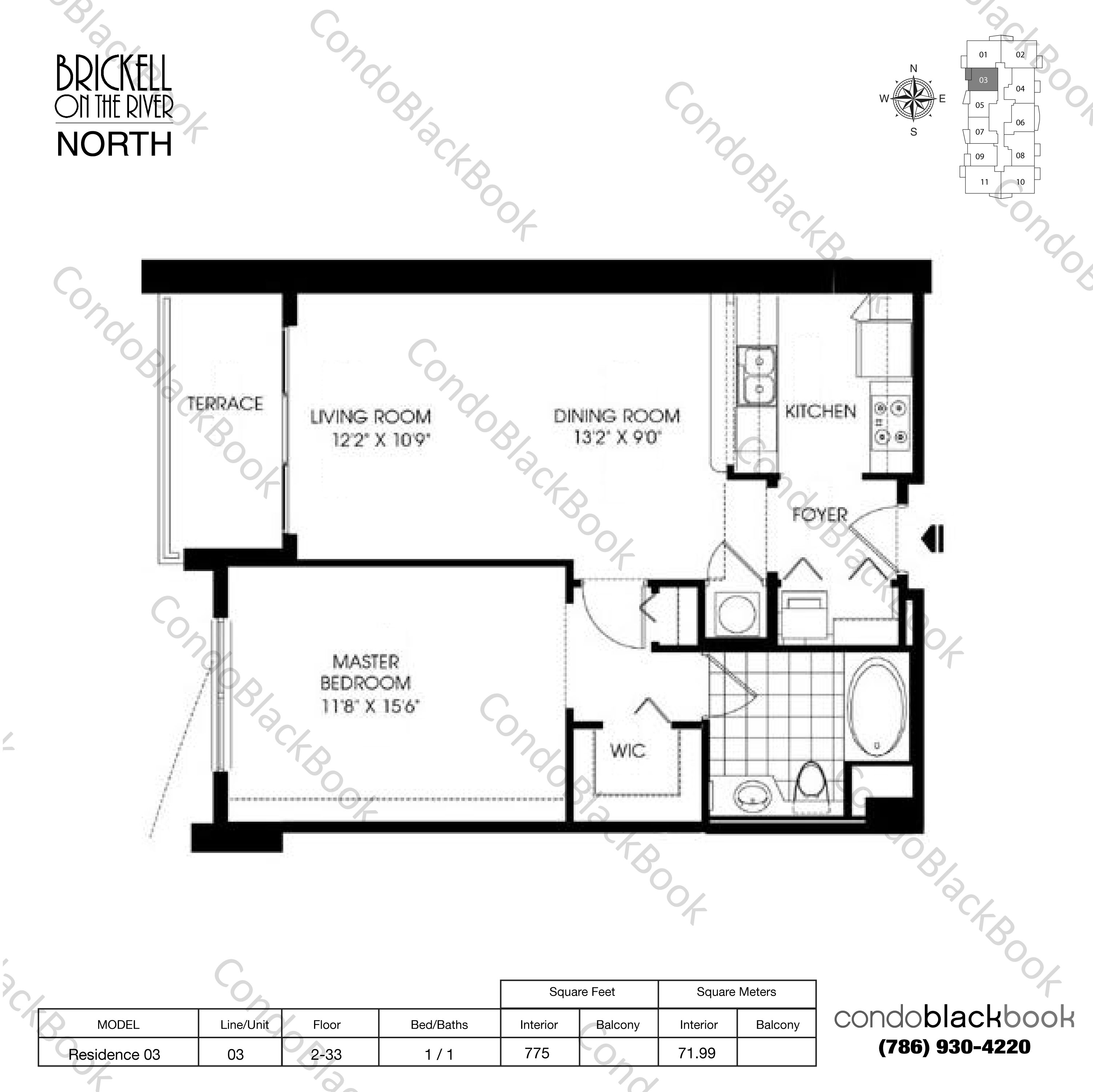 Brickell on the River North Unit 303 Condo in Brickell Miami Condos