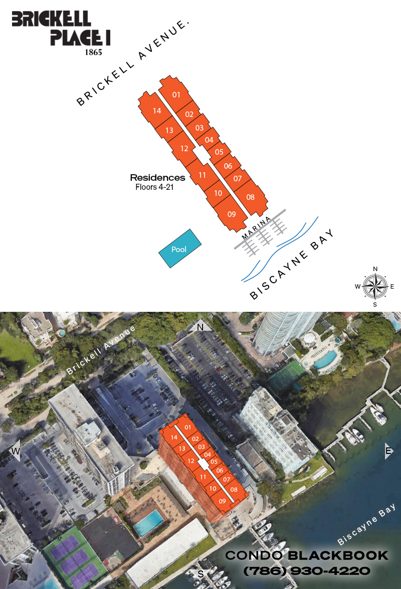 Brickell Place A Floor Plans