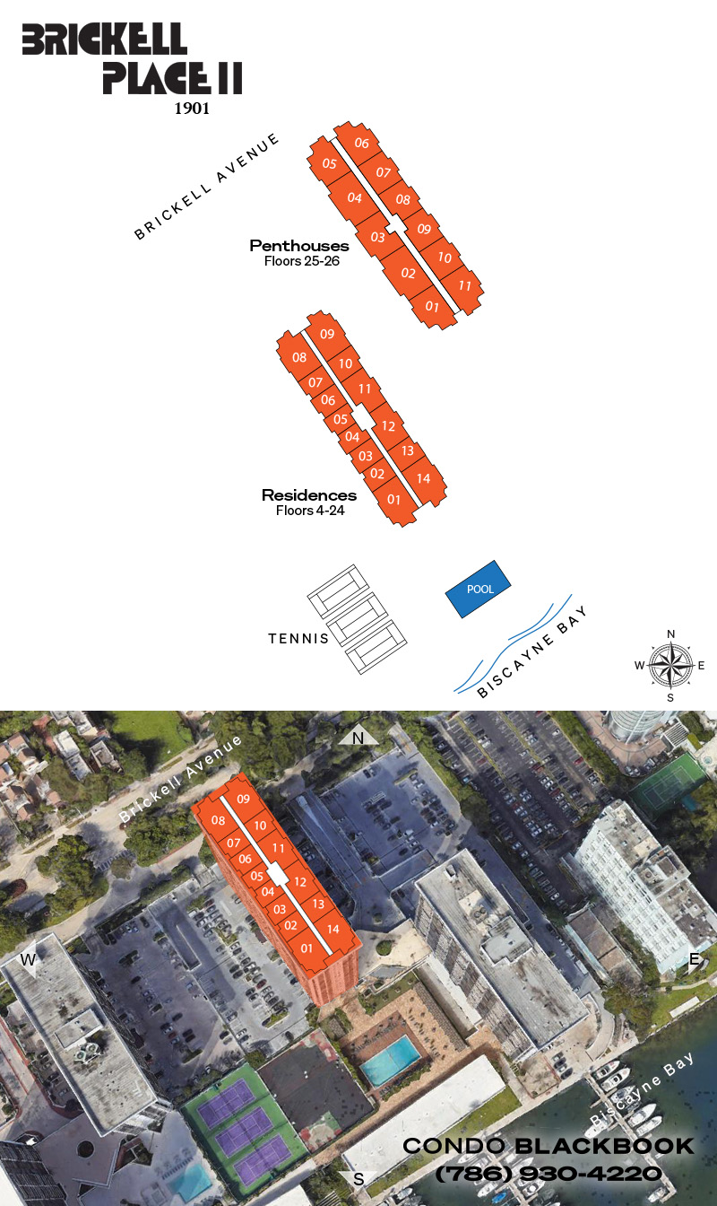 Brickell Place B Floor Plans