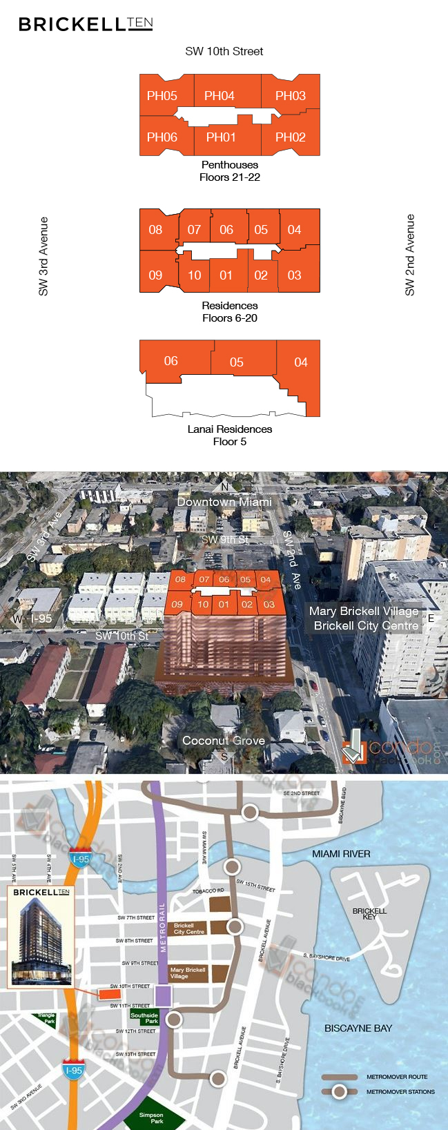 Brickell Ten Floor Plans