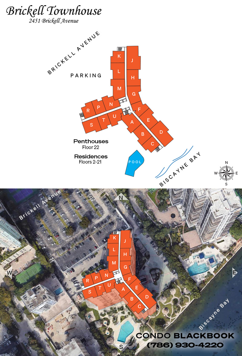 Brickell Townhouse Floor Plans