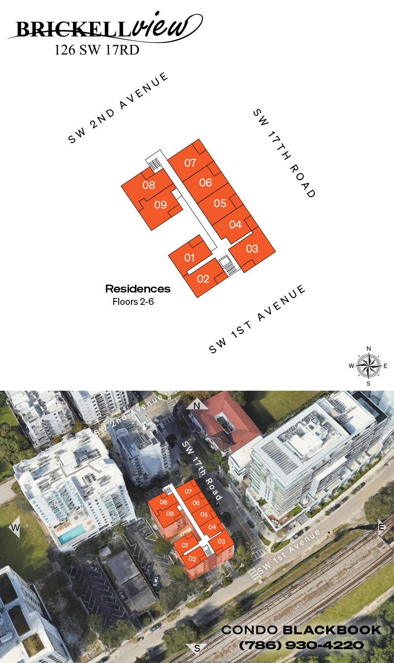 Brickell View Condo Floor Plans