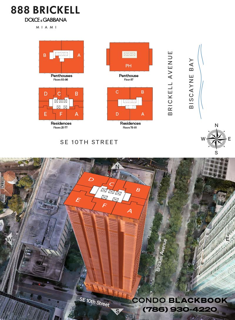 Dolce & Gabbana Residences Floor Plans