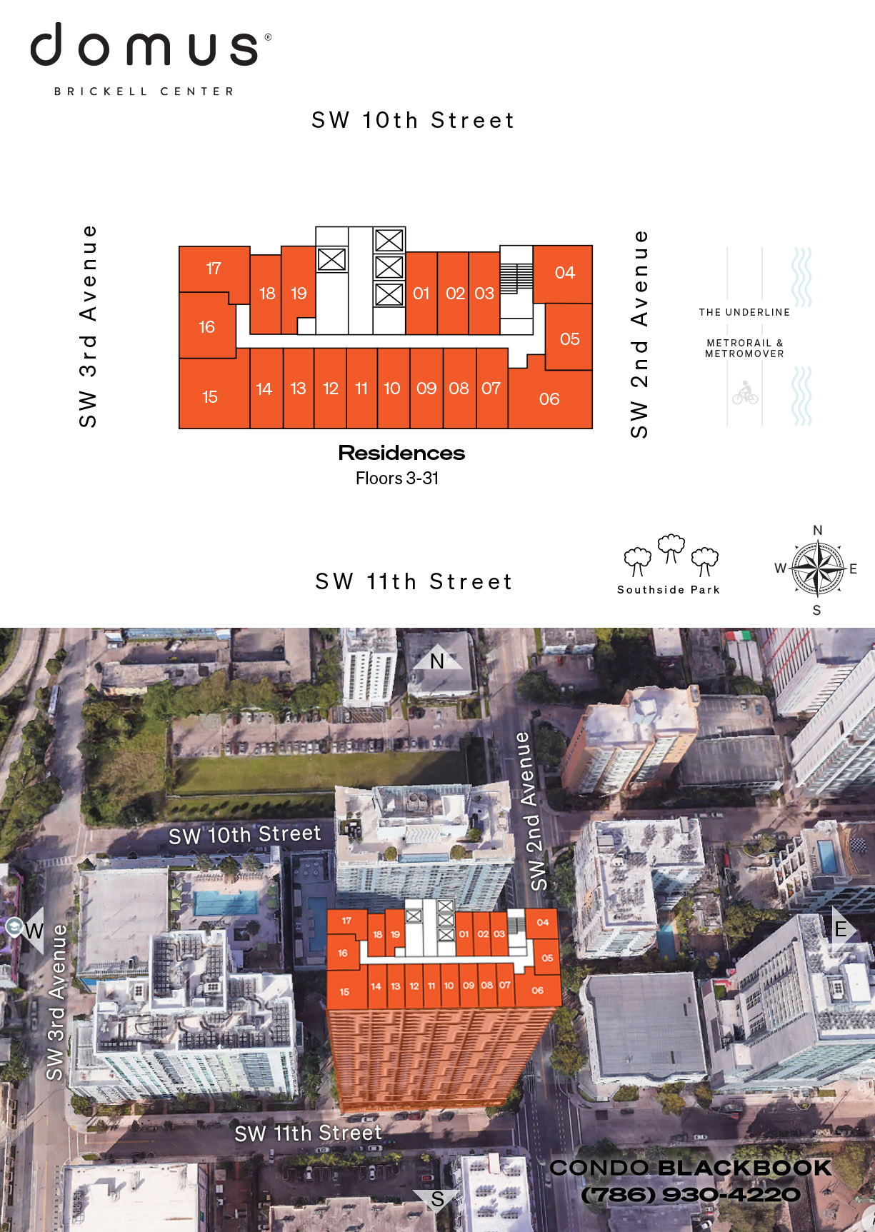 Domus Brickell Center Floor Plans