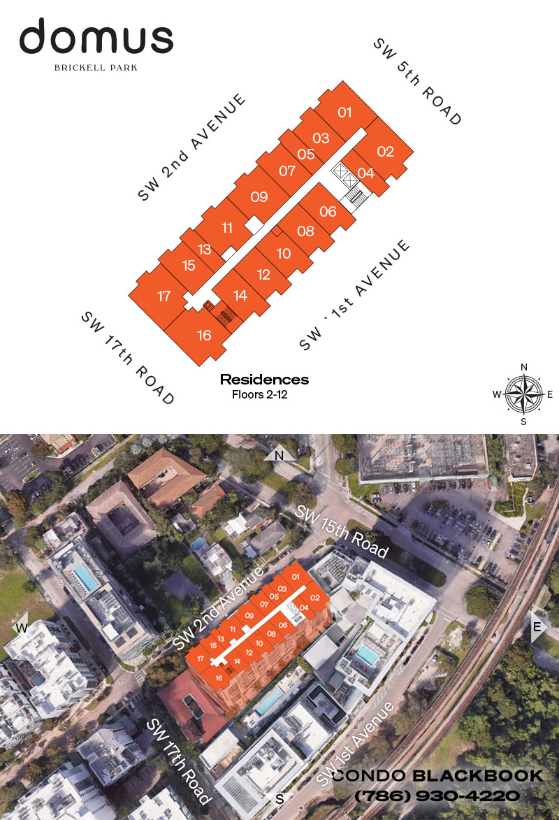 Domus Brickell Park Floor Plans