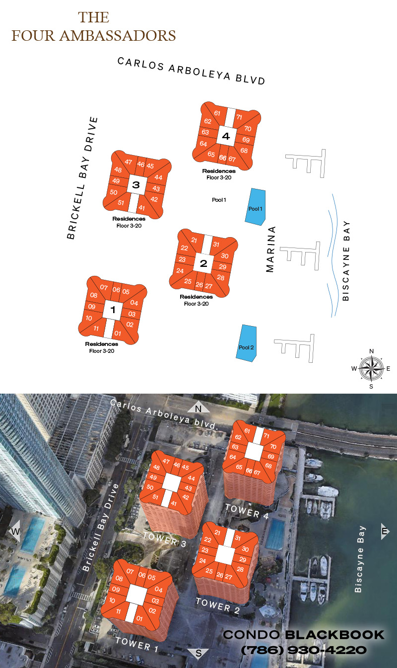 Four Ambassadors Floor Plans