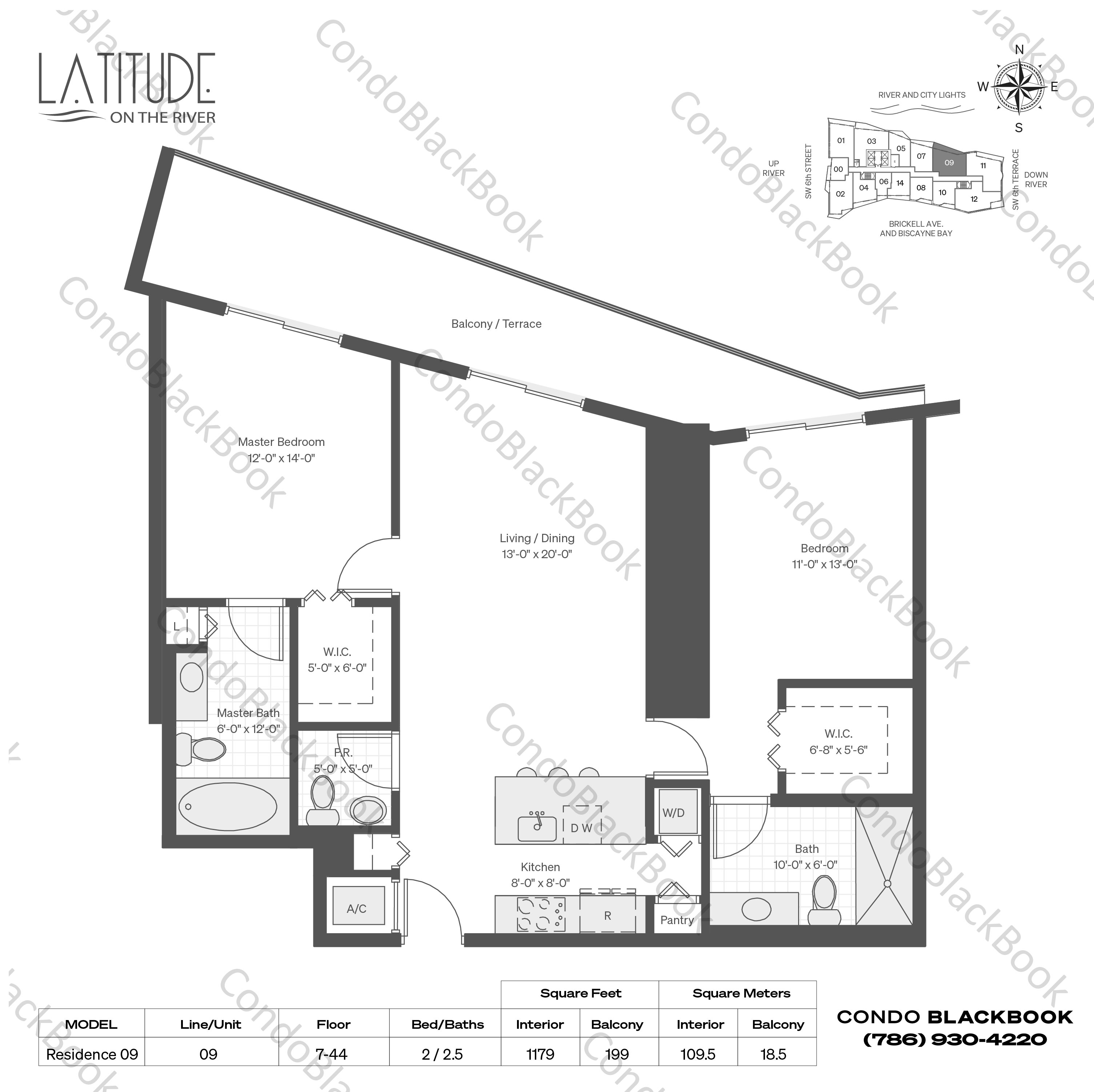 Latitude Unit #3009 Condo in Brickell - Miami Condos | CondoBlackBook