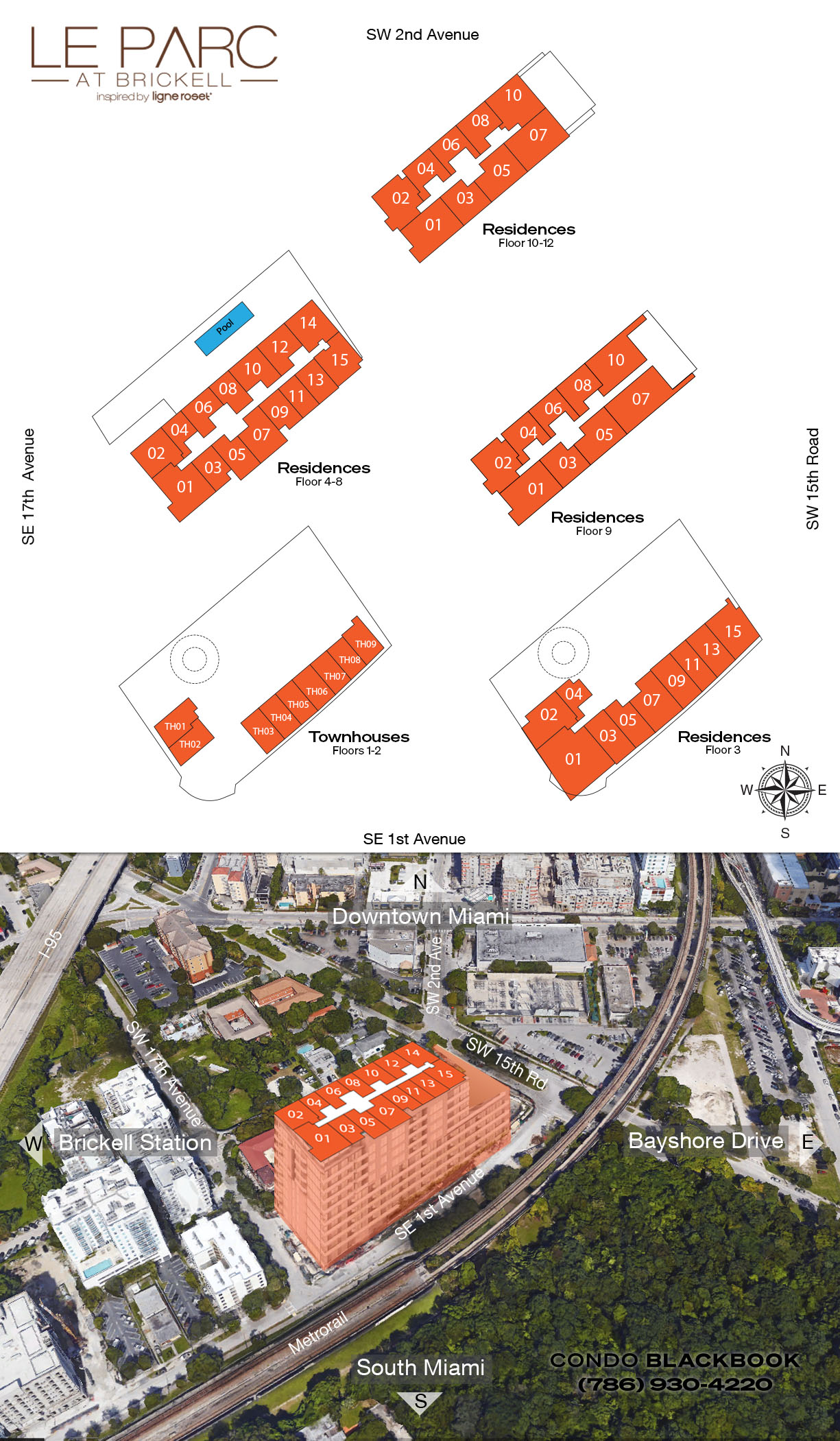 Le Parc at Brickell Floor Plans