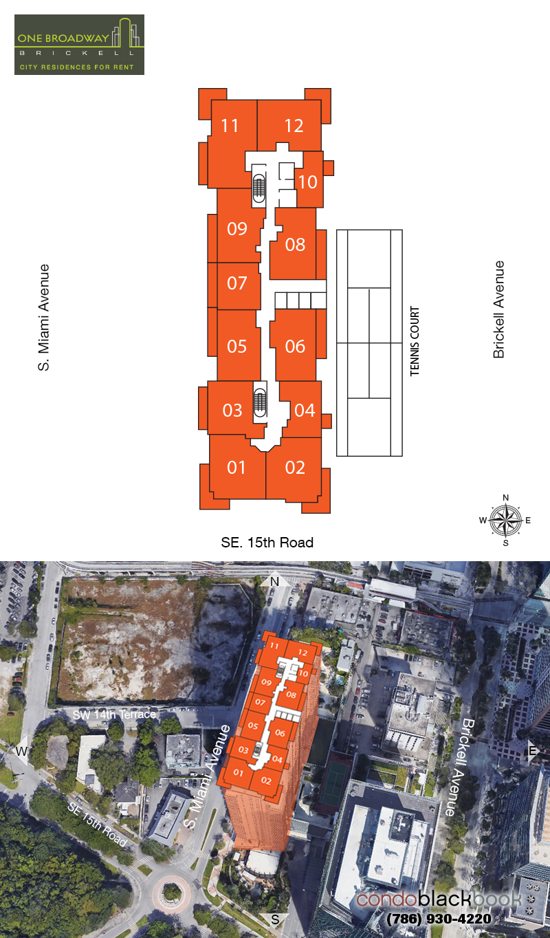 One Broadway Floor Plans