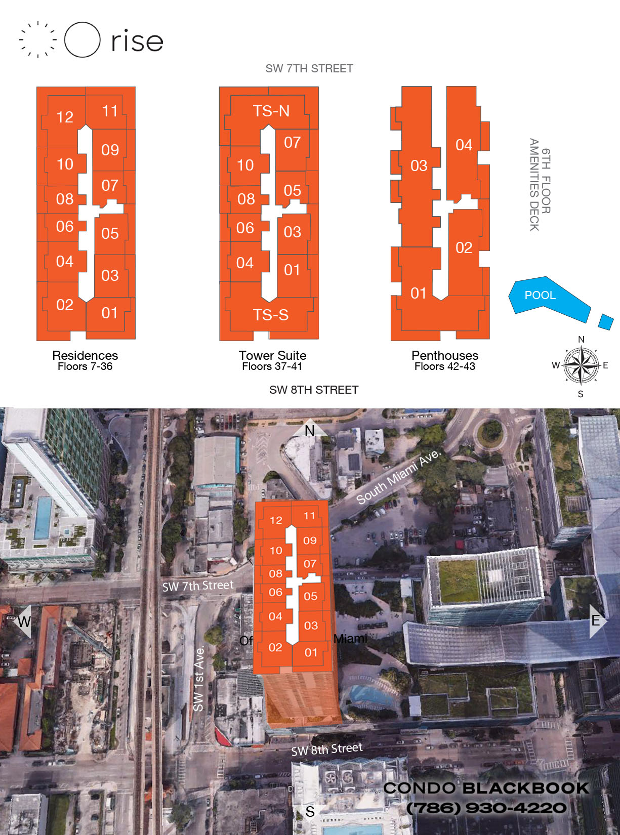 Rise Brickell City Centre Floor Plans