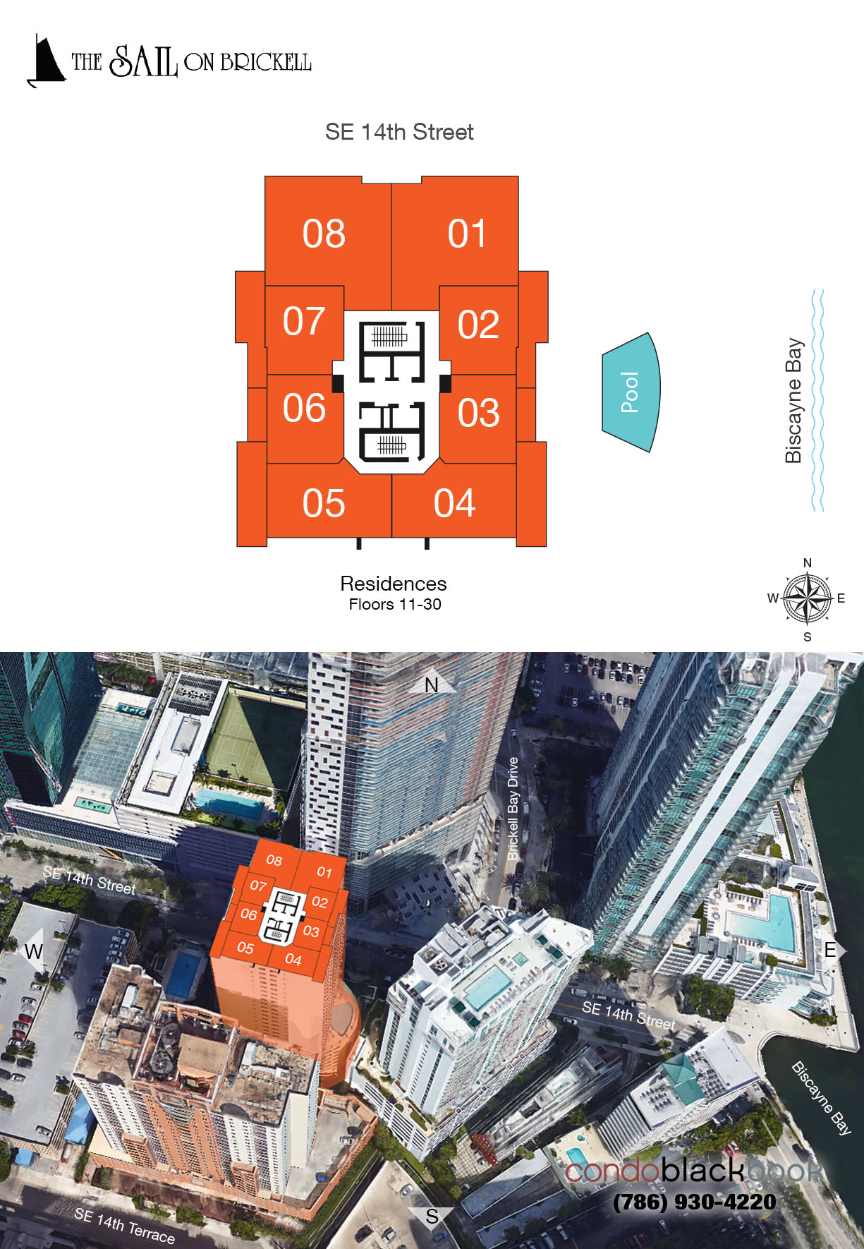 Sail on Brickell Floor Plans