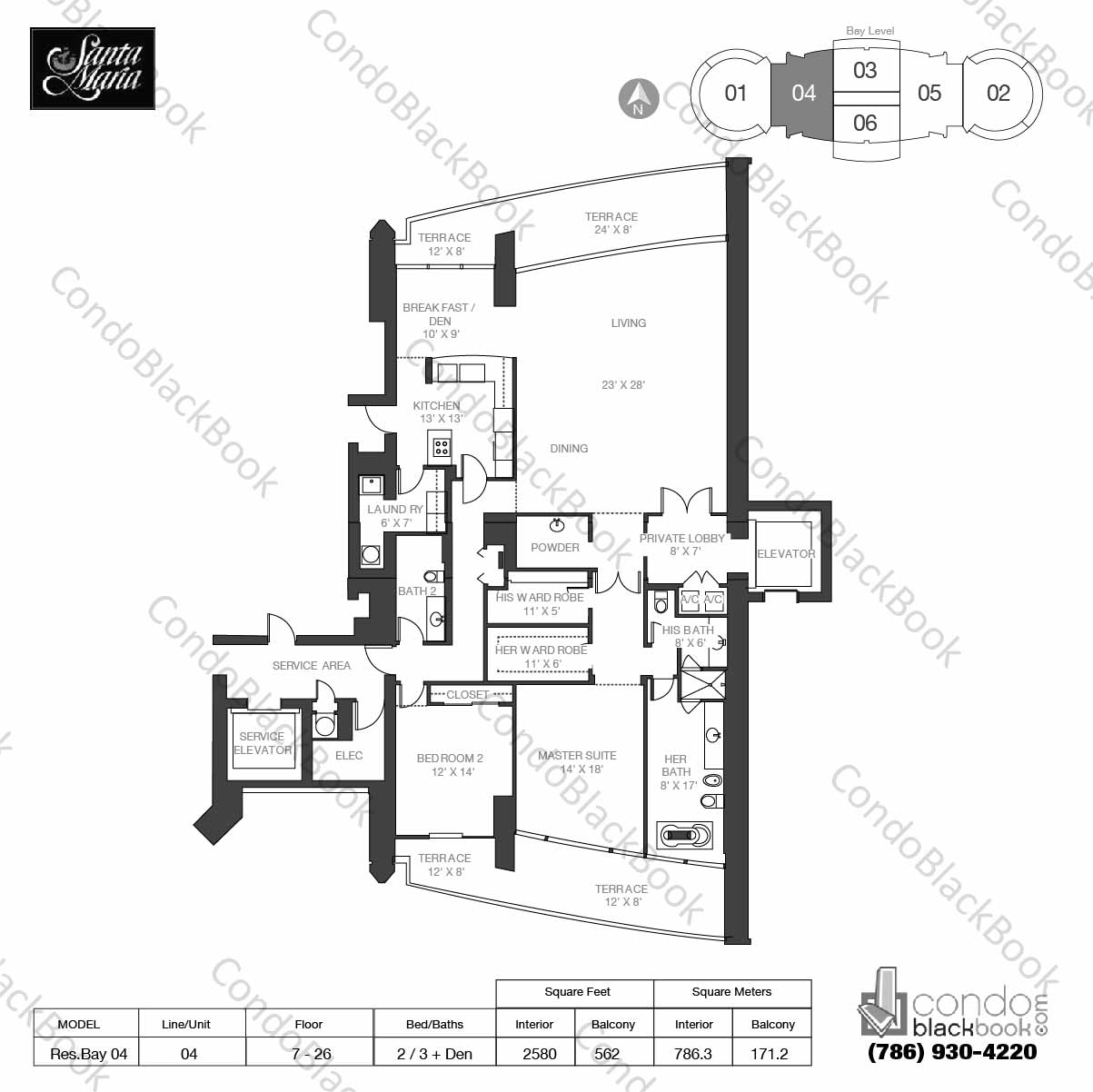 Santa Maria Unit 1504 Condo In