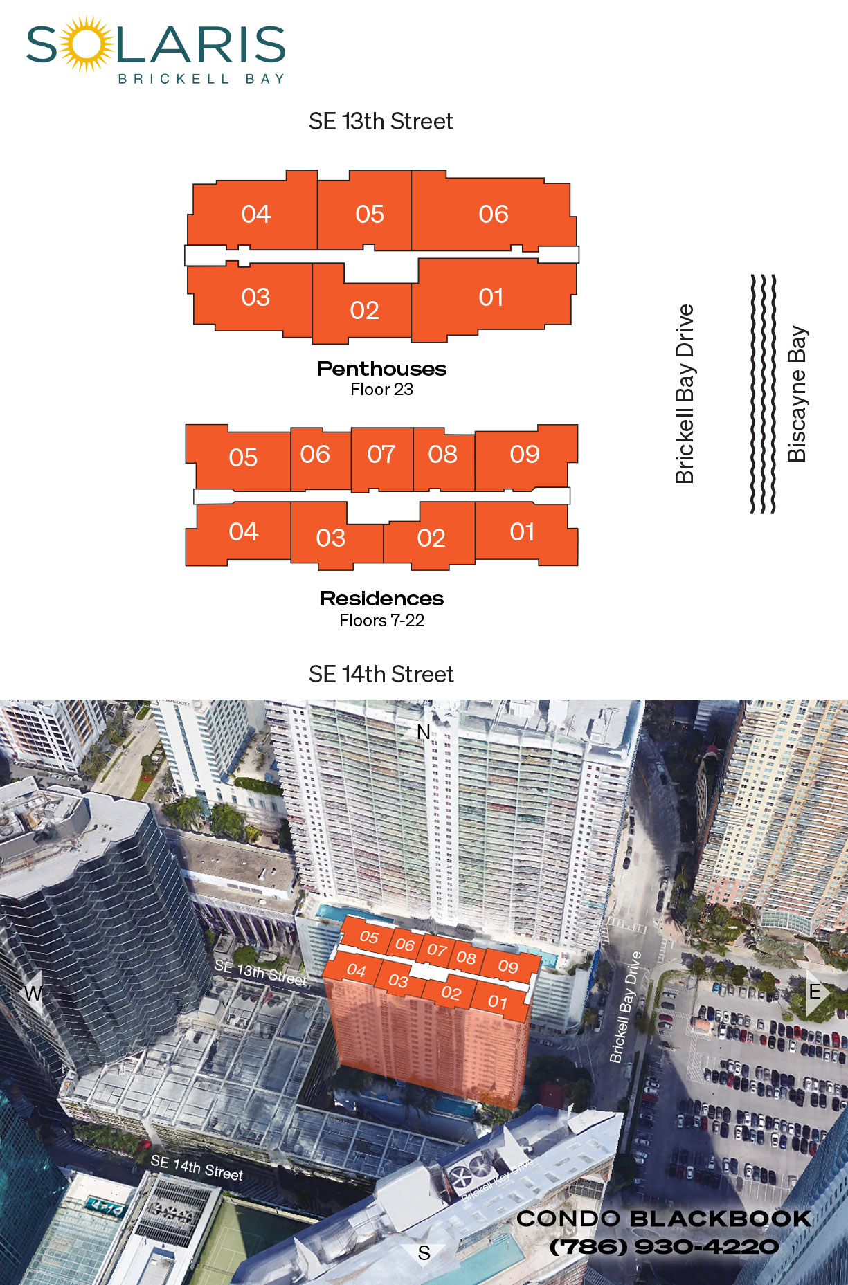 Solaris at Brickell Floor Plans