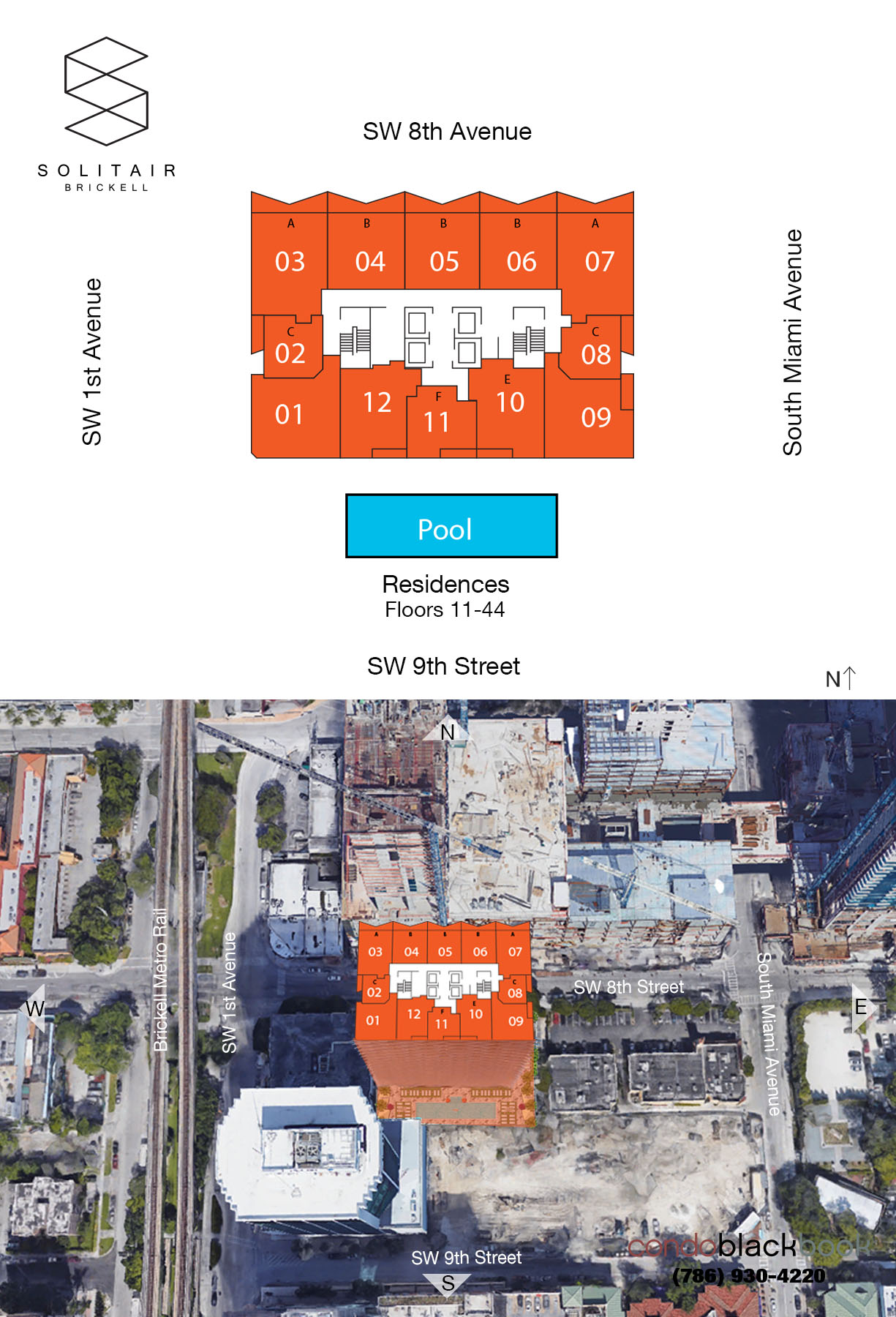 Solitair Brickell Floor Plans