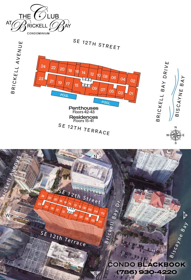 The Club at Brickell Floor Plans