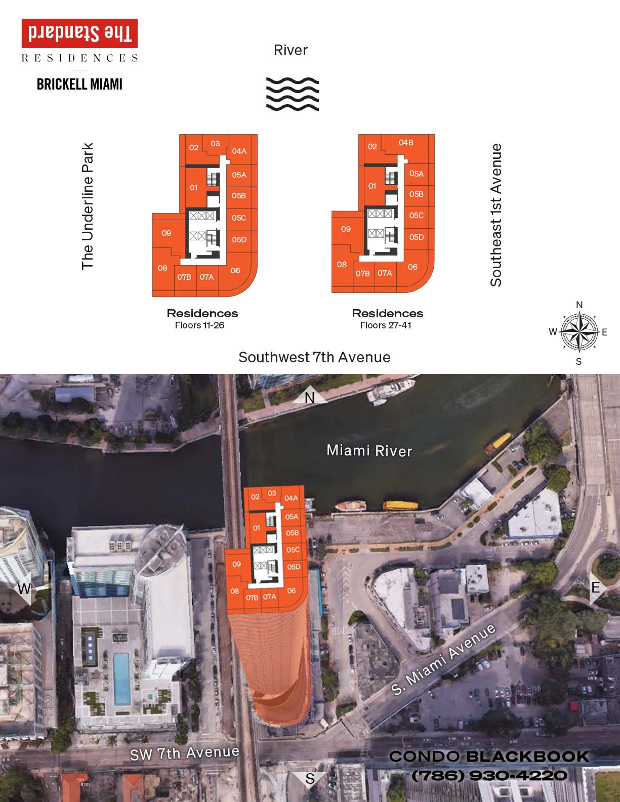 The Standard Residences Brickell Floor Plans