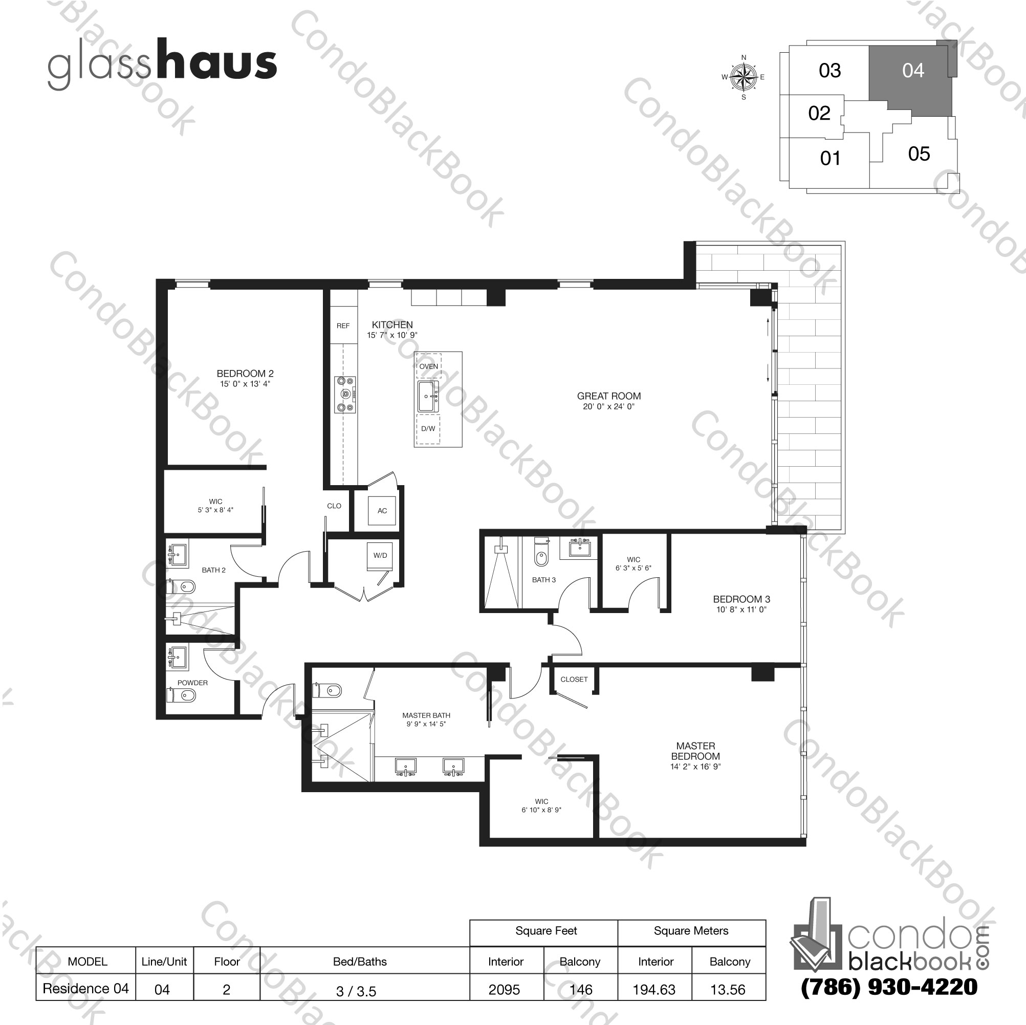GlassHaus in the Grove Unit 204 Condo in Coconut Grove Miami Condos